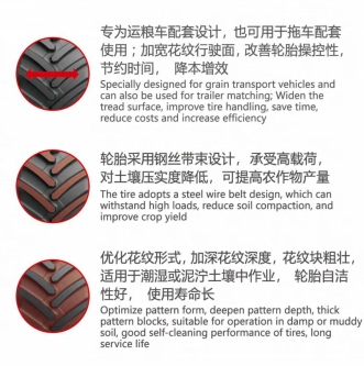 820/60R26.5 850/60R26.5工业农业子午线轮胎 